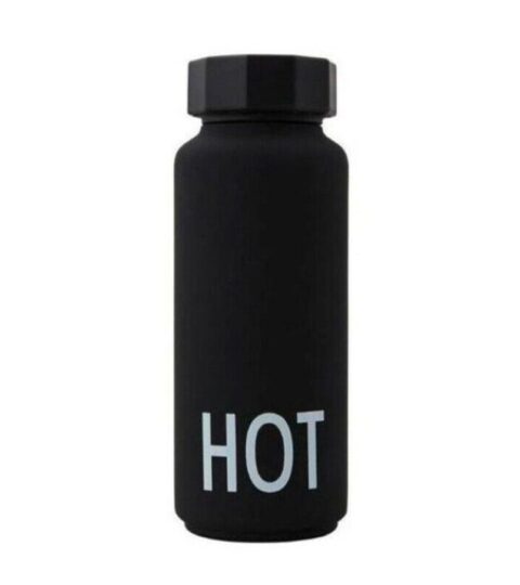 Design Letters Thermosflaschen | Design Letters Thermoflasche 0,5 L Hot&Cold Hot Schwarz