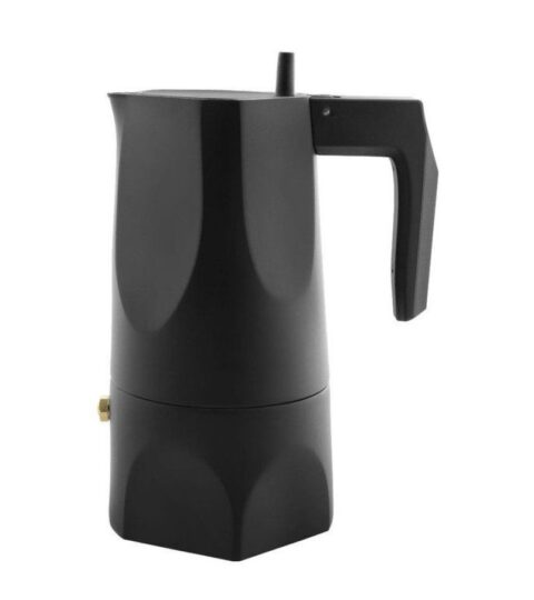 Alessi Espressokocher | Alessi Espressokanne Schwarz Ossidiana 15Cl