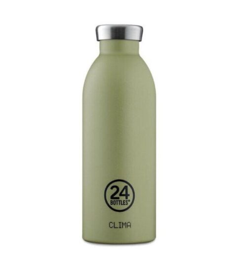 24bottles Thermosflaschen | 24Bottles Thermo-Trinkflasche 0,5L Khaki-Grun Mit Klimadeckel