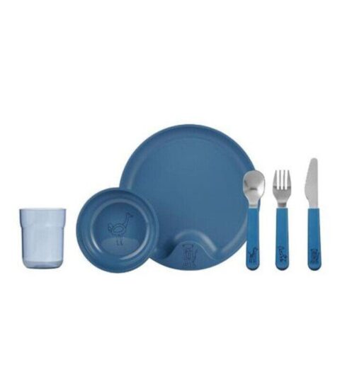 Mepal Kindergeschirr | Mepal Kindergeschirr-Set 6-Tlg Deep Blue