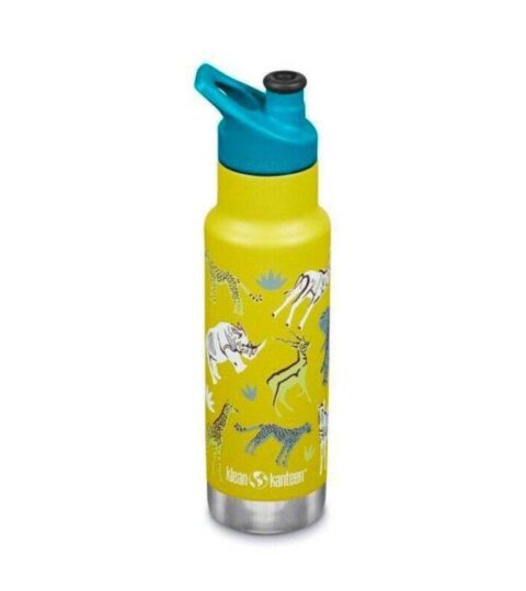 Klean Kanteen Trinkflaschen | Klean Kanteen Trinkflasche Kid Classic Safari Vakuumisoliert 355Ml Mit Sport Cap