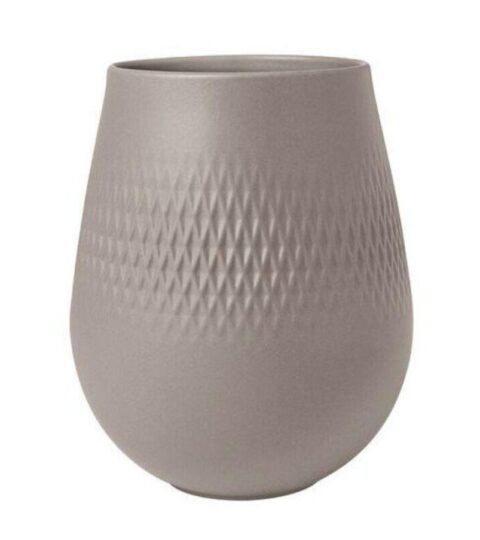 Villeroy & Boch Vasen | Villeroy & Boch Vase Carre Klein Manufacture Collier Taupe