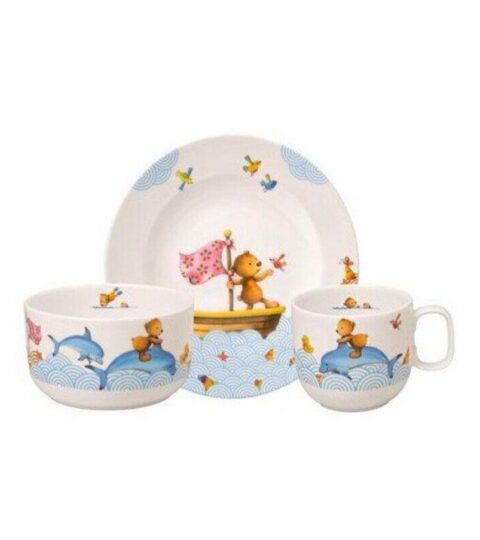 Villeroy & Boch Kindergeschirr | Villeroy & Boch Kinder Set 3Tlg. Happy As A Bear