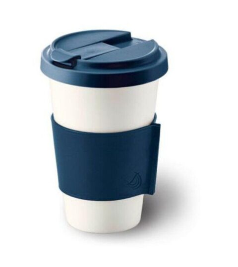 Dibbern Coffee To Go Becher | Dibbern Coffee To Go Becher Marine Konisch-Zylindrisch