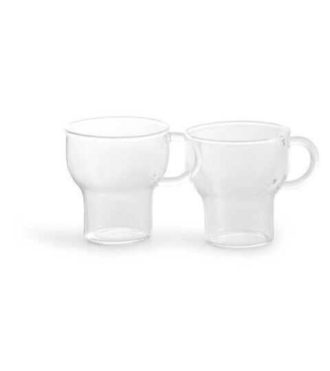 Sagaform Kaffeeglaser | Sagaform Glasbecher Klein Klar 2Er Set O7X7Cm 15Cl