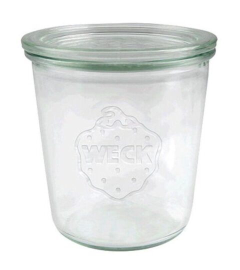 Weck Nachhaltig Leben | Weck Einmachglas M. Deckel 580Ml Sturzform 1/2L 6Er Pack