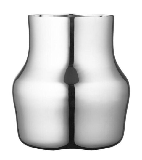 Gense Vasen | Gense Vase Dorotea 18X19,5Cm Lilac Glanzender Stahl