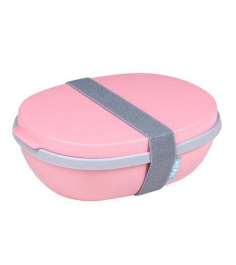 Mepal Brotdosen | Mepal Lunchbox Duo Ellipse Nordic Pink