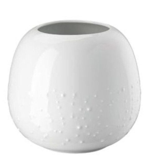 Rosenthal Vasen | Rosenthal Vase 16 Cm Vesi Droplets Weis