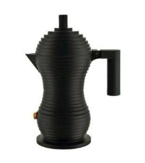 Alessi  | Alessi Espressokocher 3 Tassen Pulcina Schwarz