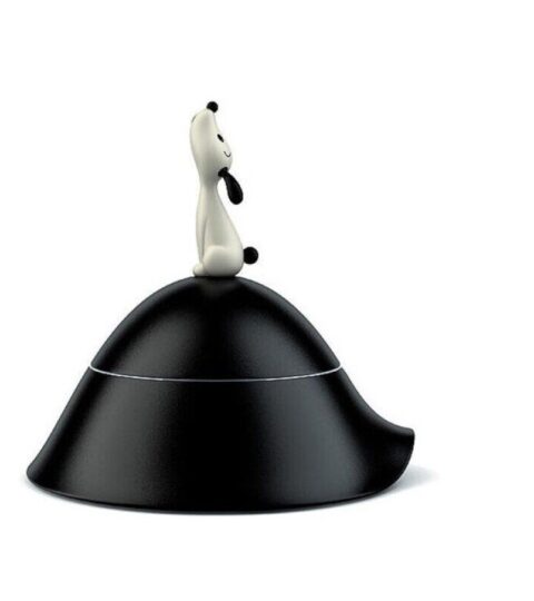 Alessi Futternapf | Alessi Hundenapf Schwarz Lula