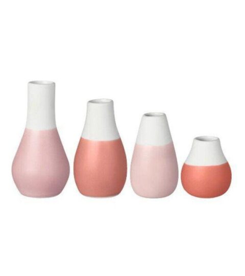 Ru00e4der Vasen | Rader Mini Pastellvasen 4Er Set H.4,5-8Cm Pudertone