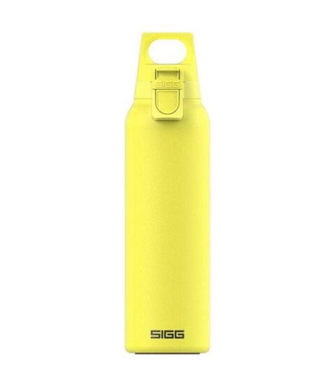 Sigg Trinkflaschen | Sigg Thermo Trinkflasche 0,55 L Hot & Cold One Light Ultra Lemon