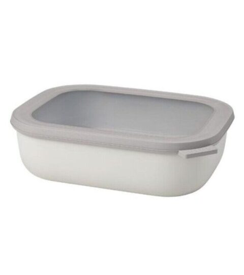 Mepal Brotdosen | Mepal Multi Bowl Cirqula 2000Ml Rechtig Flach Nordic White