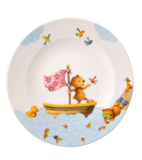 Villeroy & Boch Kindergeschirr | Villeroy & Boch Kinderteller Flach 22 Cm Happy As A Bear