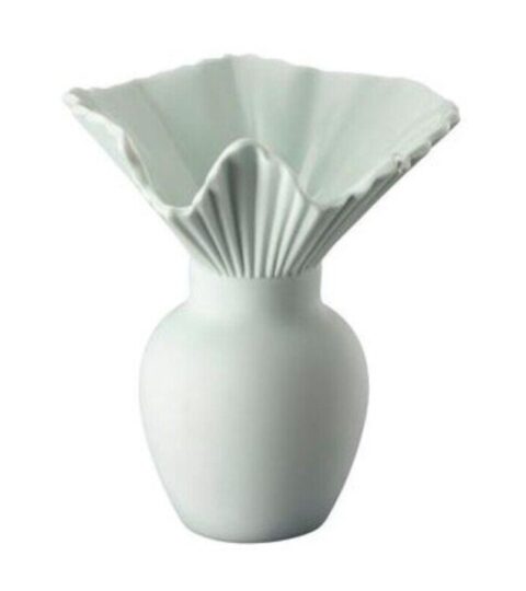 Rosenthal Vasen | Rosenthal Vase 10 Cm Falda Sea Salt