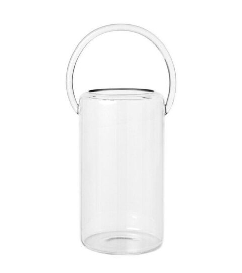 Ferm Living Leuchter & Windlichter | Ferm Living Luce Laterne, Durchsichtig – B: 24 X H: 39.5 X T: 15 Cm