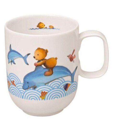 Villeroy & Boch Kindergeschirr | Villeroy & Boch Kinderbecher 1 Henkel Gross Happy As A Bear