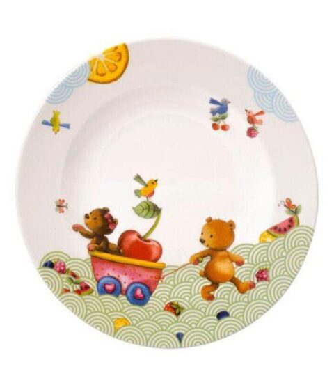 Villeroy & Boch Kindergeschirr | Villeroy & Boch Kinderteller Flach 22 Cm Hungry As A Bear