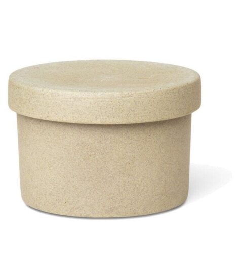 Ferm Living Badzubehor | Ferm Living Dose 6,5 Cm Bon Accessories Sand