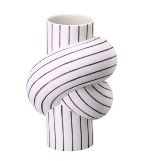 Rosenthal Vasen | Rosenthal Vase 12 Cm, Node Stripes In Plum