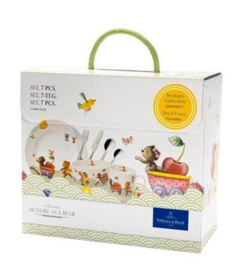 Villeroy & Boch Kindergeschirr | Villeroy & Boch Set 7Tlg. Kindergeschirr Hungry As A Bear