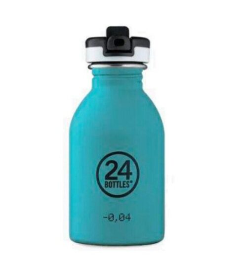 24bottles Trinkflaschen | 24Bottles Trinkflasche 0,25 L Powder Blue Mit Sportdeckel