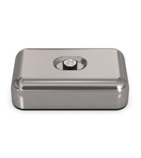 24bottles Brotdosen | 24Bottles Lunchbox Basic Brushed Steel