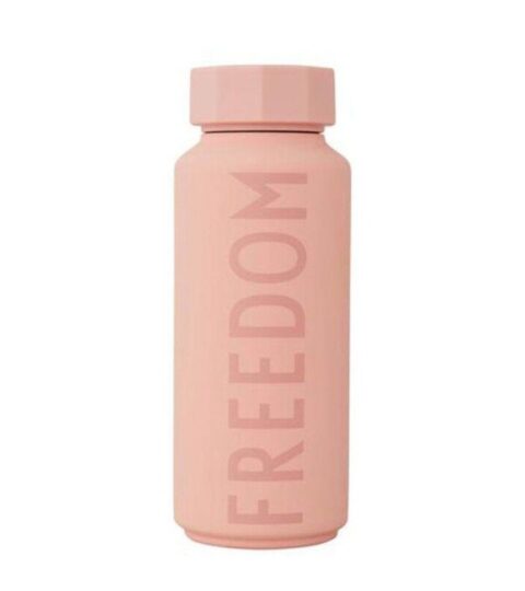 Design Letters Thermosflaschen | Design Letters Thermoflasche 0,5 L Ton-Auf-Ton Freedom Nude