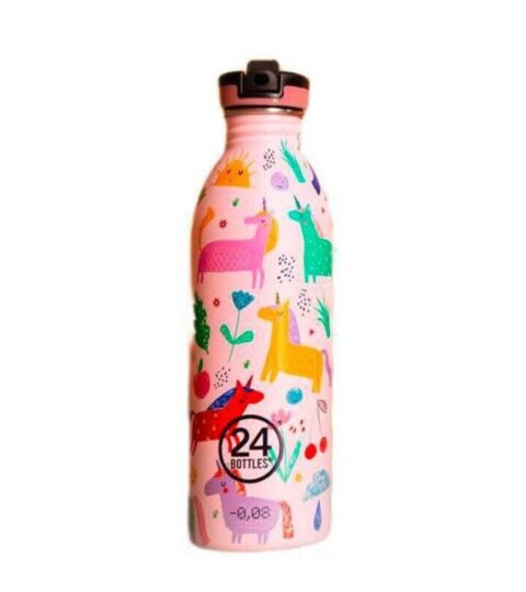 24bottles Trinkflaschen | 24Bottles Trinkflasche 0,5 L Magic Friends Rosa Mit Sportdeckel