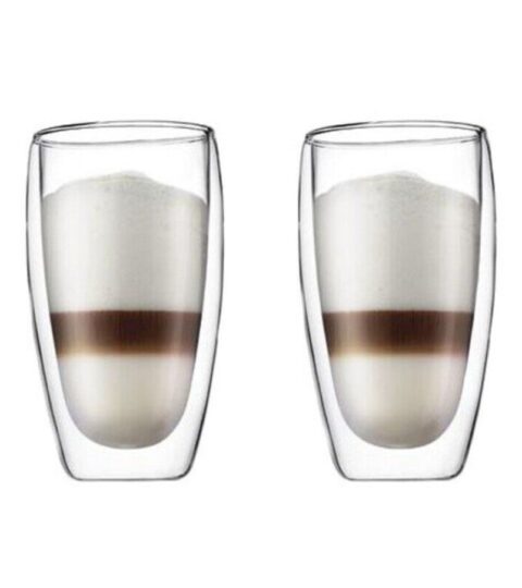 Bodum  | Bodum Latte Macchiato Glas 0,45 L 2 Stuck Pavina