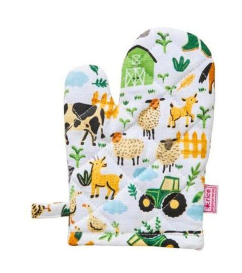 Rice Kuchentextil | Rice Backhandschuhe Kinder Blue Farm