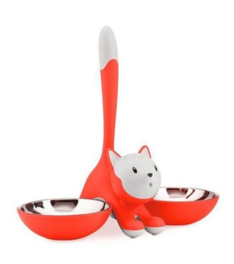 Alessi Futternapf | Alessi Katzennapf Rot Tigrito