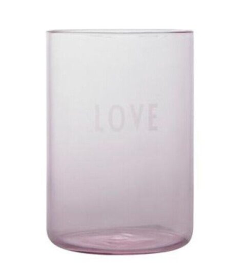 Design Letters  | Design Letters Lieblingsglas Love 0,35 L Pink