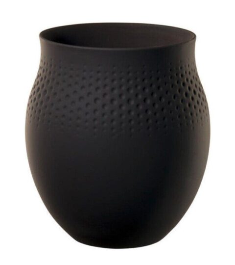 Villeroy & Boch Vasen | Villeroy & Boch Vase Perle No.1 Collier Noir