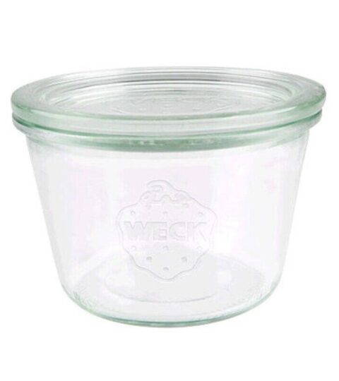 Weck Nachhaltig Leben | Weck Einmachglas M. Deckel 370Ml Sturzform 1/4L 6Er Pack