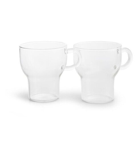 Sagaform Kaffeeglaser | Sagaform Glasbecher Gros Klar 2Er Set O8X9Cm 25Cl