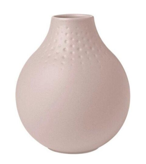 Villeroy & Boch Vasen | Villeroy & Boch Vase Perle Klein H.17,5Cm Manufacture Collier Beige