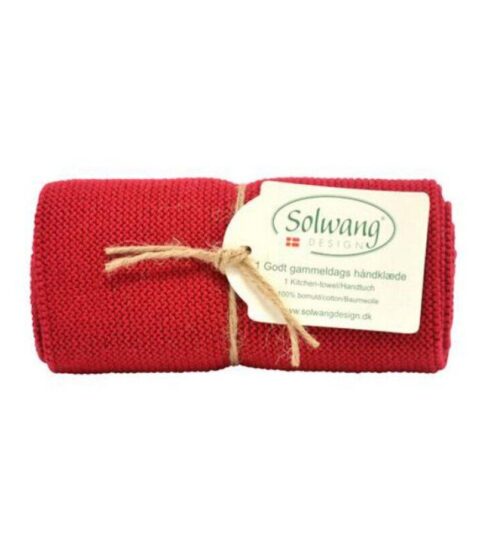 Solwang Kuchentextil | Solwang Handtuch Tiefes Rot