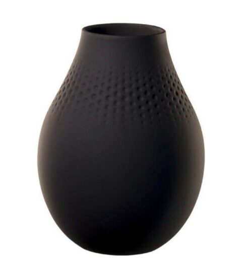 Villeroy & Boch Vasen | Villeroy & Boch Vase Perle No.2 Collier Noir