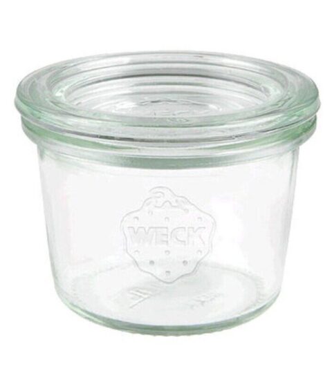 Weck  | Weck Mini-Sturzglas 80 Ml (Einmachglas) O. Klammern U. Gummi 080