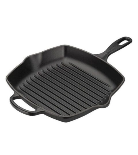 Le Creuset  | Le Creuset Grillpfanne Quadratisch 26 Cm Guss Signature Schwarz