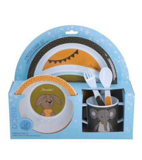 Sterntaler Kindergeschirr | Sterntaler Kindergeschirr-Set Eddy + Happy