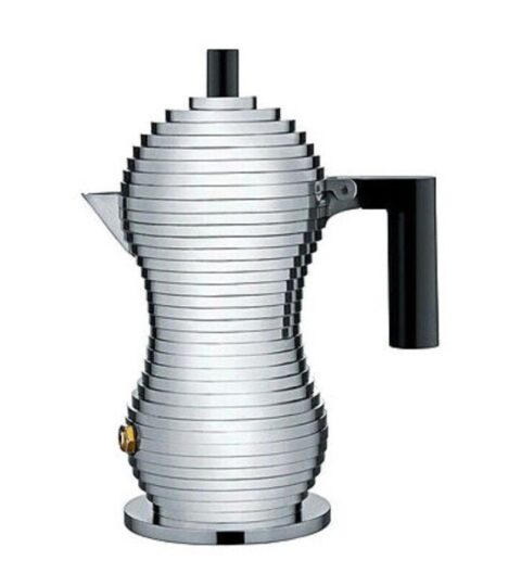 Alessi Espressokocher | Alessi Espressokanne Griff Schwarz Pulcina