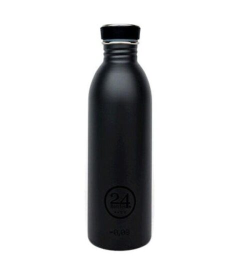 24bottles Trinkflaschen | 24Bottles Trinkflasche 0,5L Schwarz Mit Urbandeckel