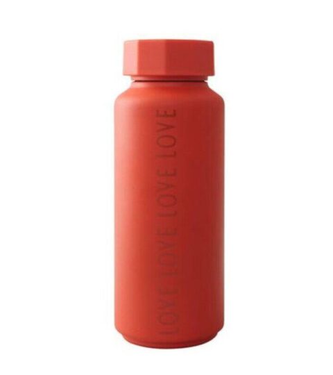 Design Letters Thermosflaschen | Design Letters Thermoflasche 0,5 L Ton-Auf-Ton Love Terracotta