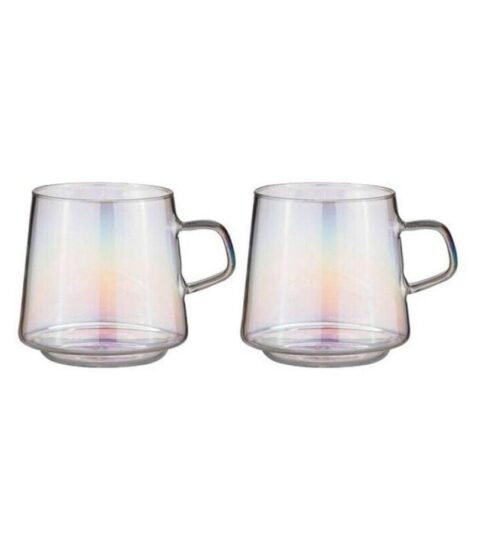 Ladelle  | Ladelle Henkelbecher 2Er Set Glas Oaklyn Opal