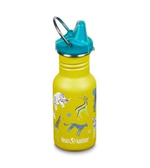 Klean Kanteen Trinkflaschen | Klean Kanteen Trinkflasche Kid Classic Safari Einwandig 355Ml Mit Sippy Cap