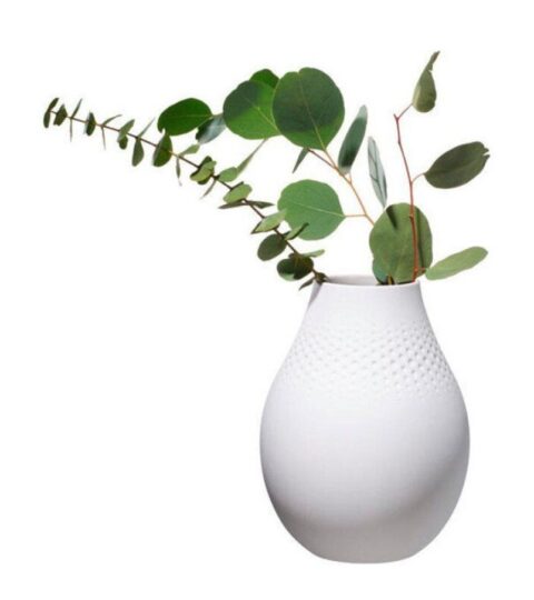 Villeroy & Boch Vasen | Villeroy & Boch Vase Perle No.2 Collier Blanc