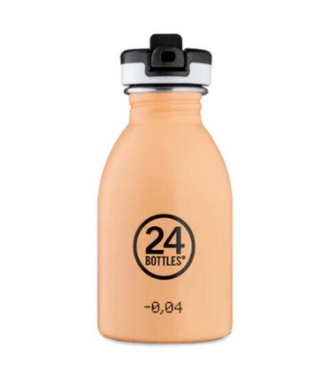 24bottles Trinkflaschen | 24Bottles Trinkflasche 0,25 L Peach Orange Mit Sportdeckel